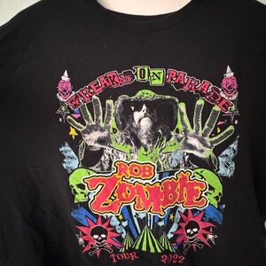 Rob Zombie Tour 2022 Graphic T-Shirt